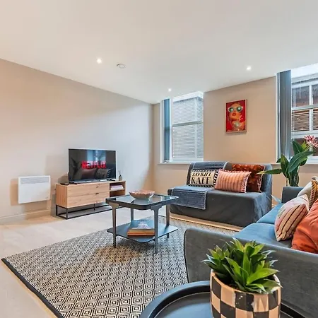 Modern 2br In Arena Uni Hub Lejlighed Leeds (West Yorkshire)